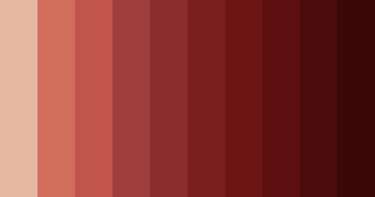Download brick reds color palette PNG image (landscape)