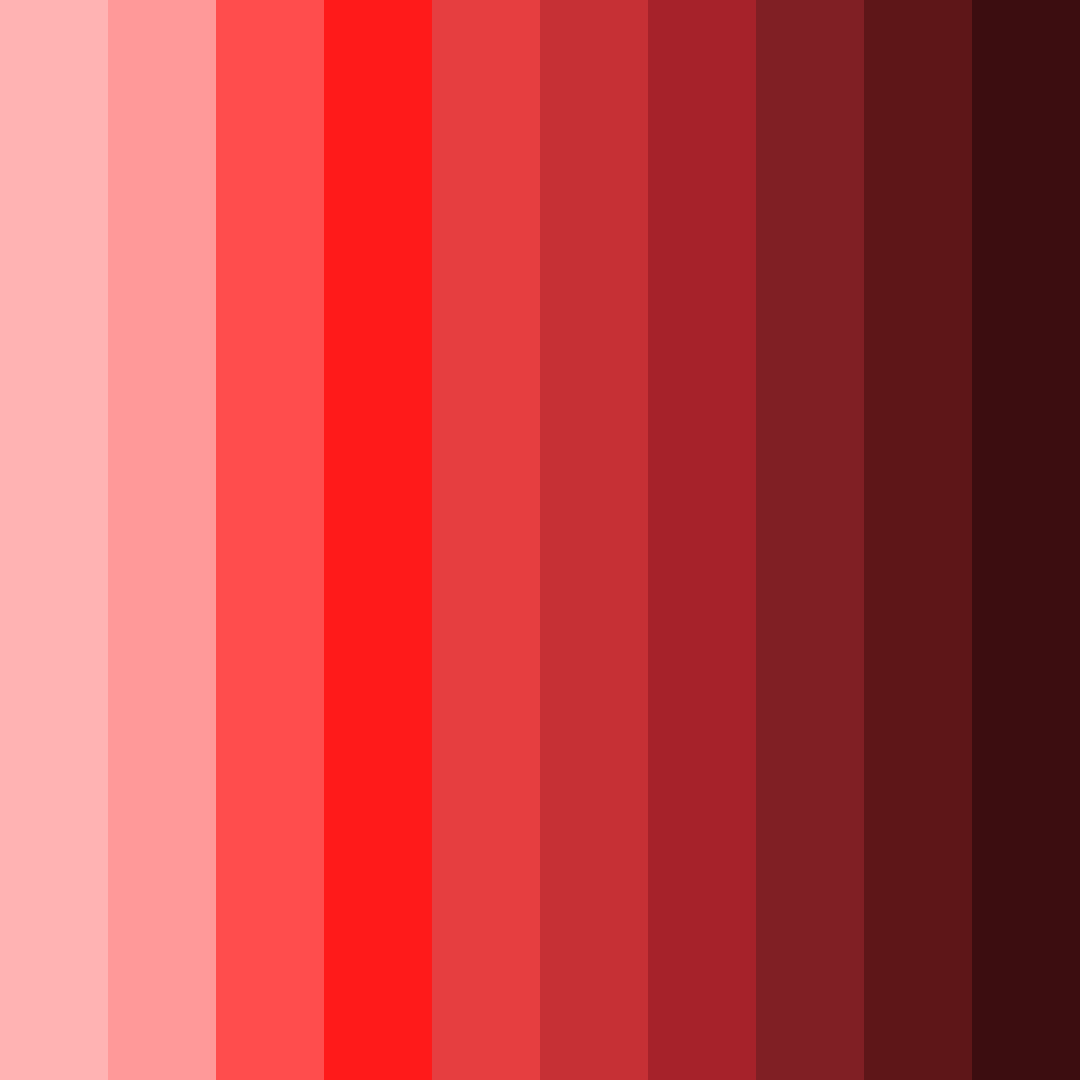 Download mars red shades color palette PNG image (square)