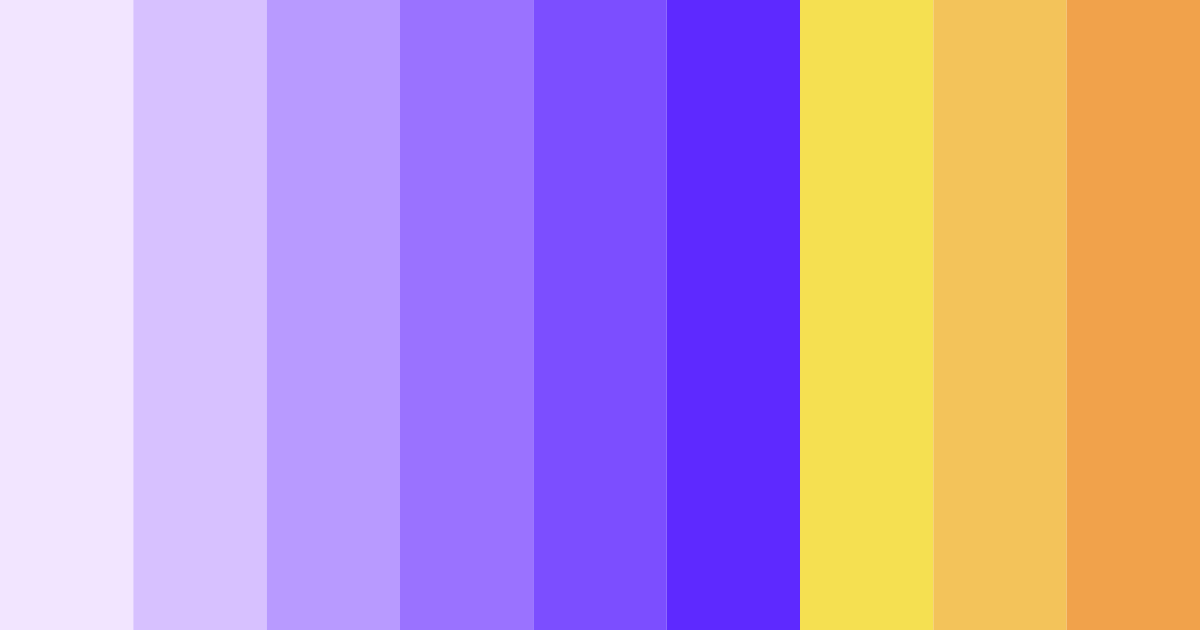 Download sunset dreams color palette PNG image (landscape)
