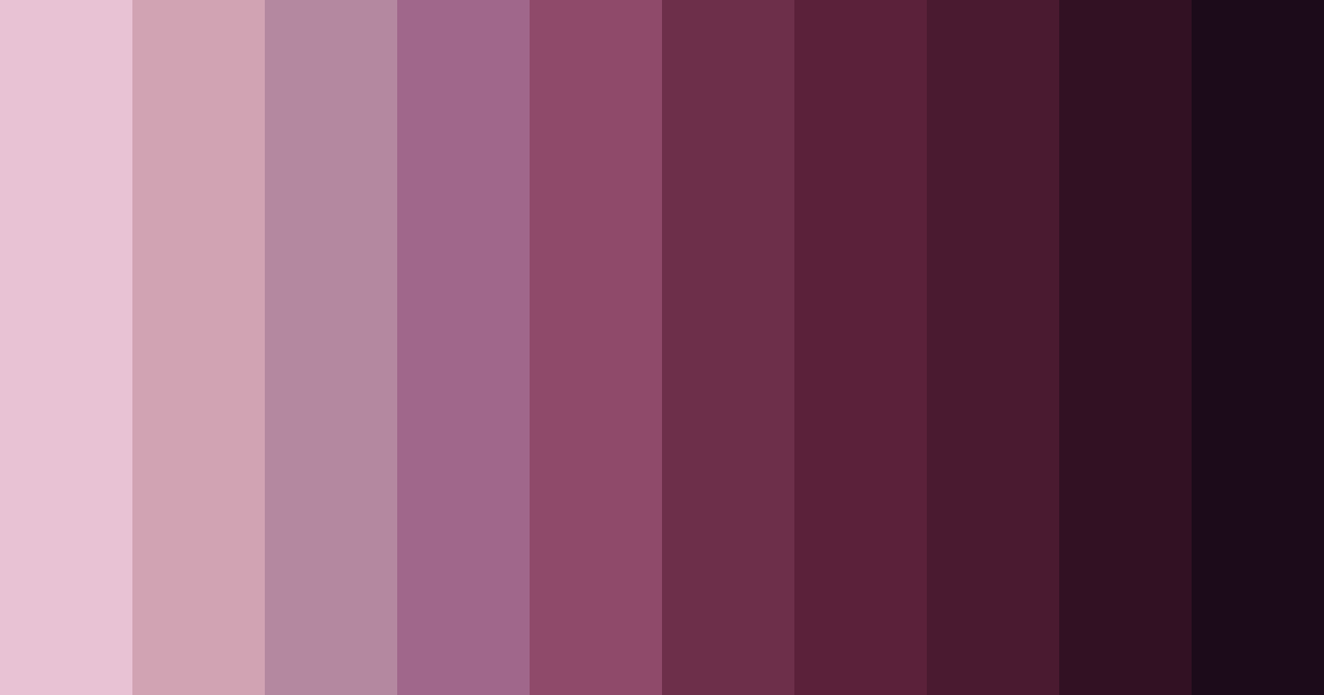 Download cocoa rosewood color palette PNG image (landscape)