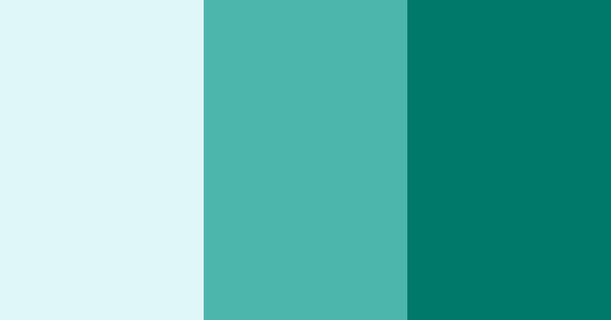 Download teal education color palette PNG image (landscape)