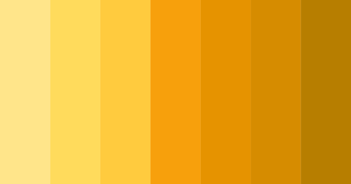 Download sunny citrus burst color palette PNG image (landscape)