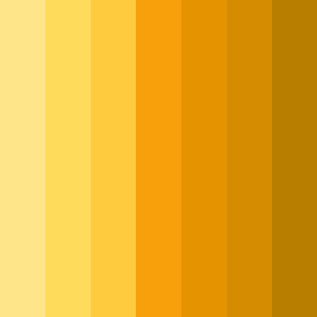 Download sunny citrus burst color palette PNG image (square)