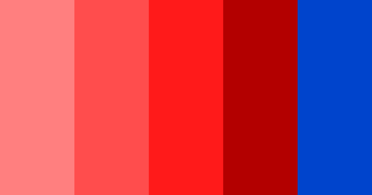 Download crimson harmony color palette PNG image (landscape)