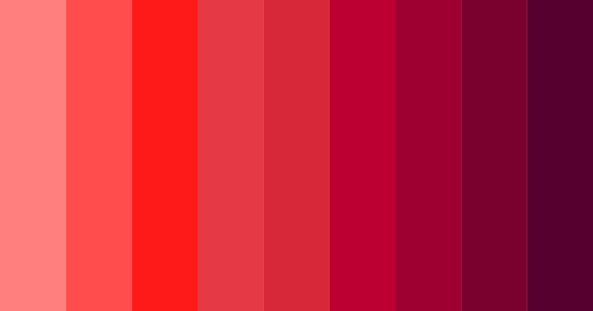 Download crimson harvest color palette PNG image (landscape)