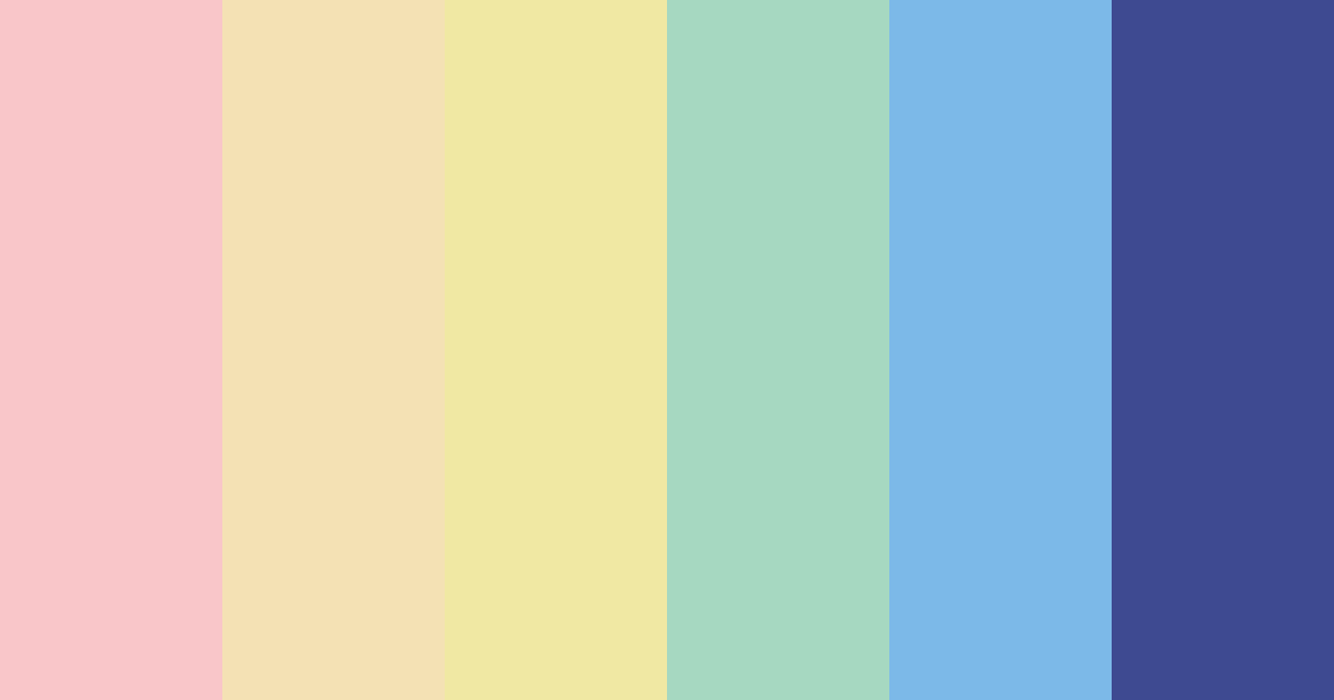 Download whimsical harmony color palette PNG image (landscape)