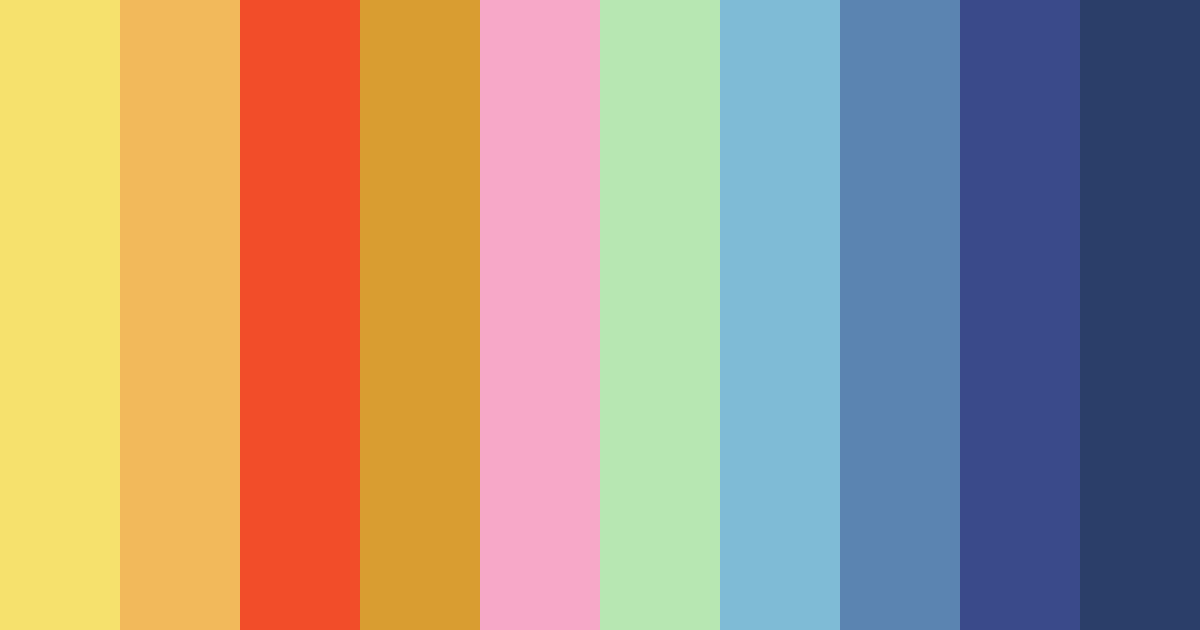 Download crayola dreamscape color palette PNG image (landscape)