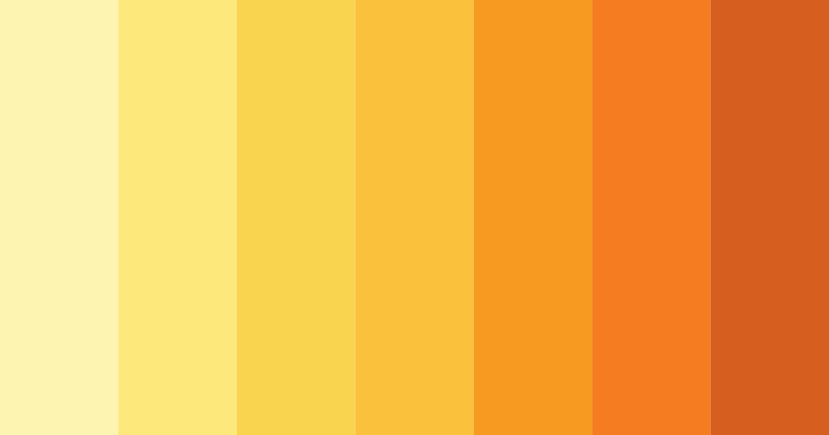 Download soft yellow sunset color palette PNG image (landscape)