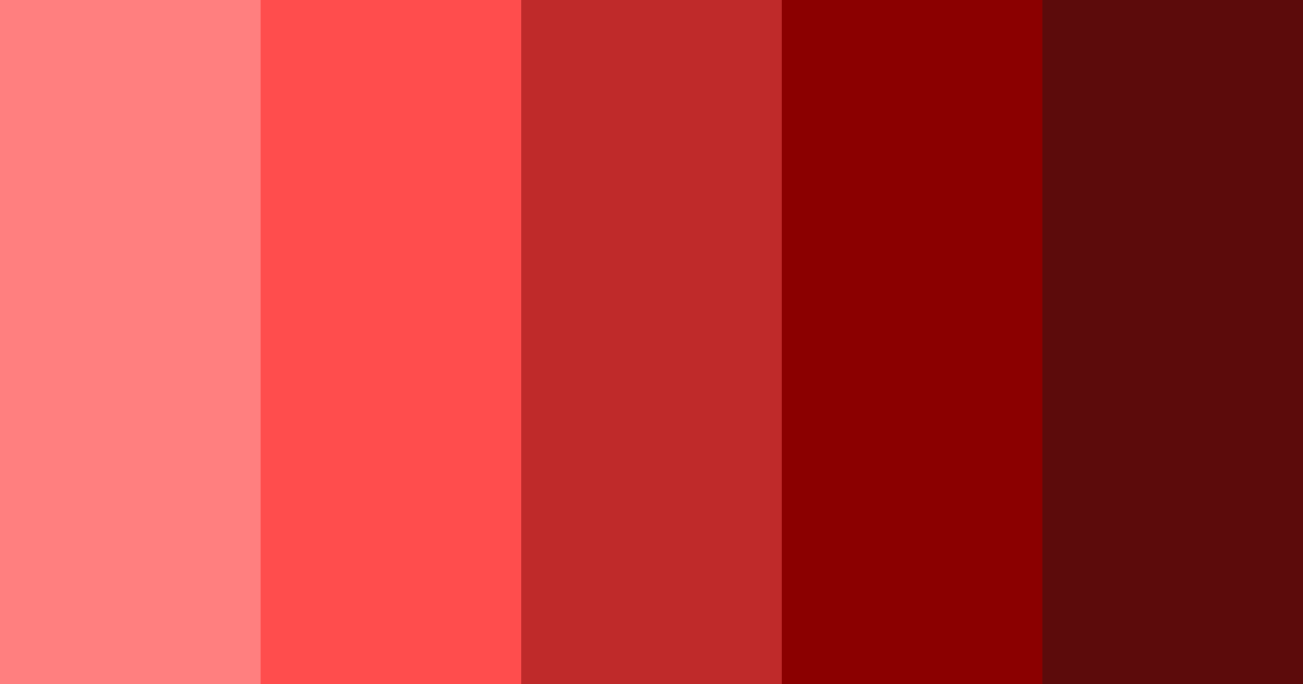 Download crimson ember color palette PNG image (landscape)