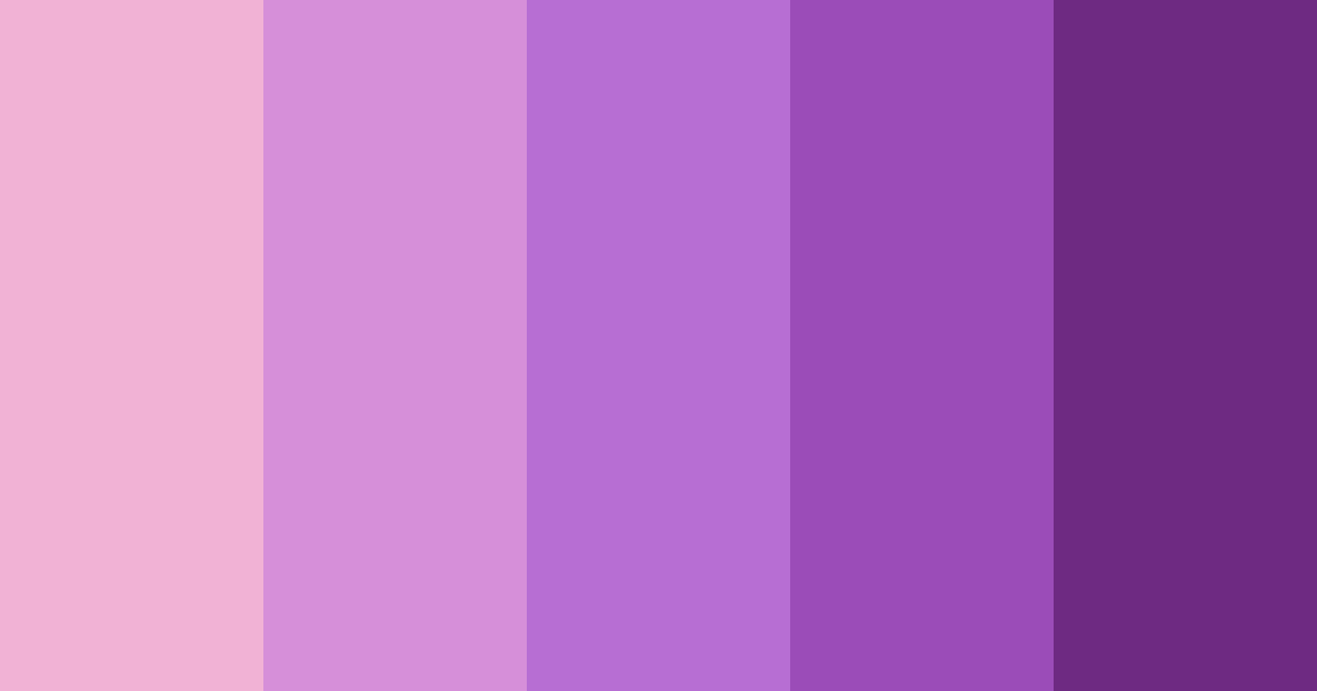Download quintessential purple color palette PNG image (landscape)