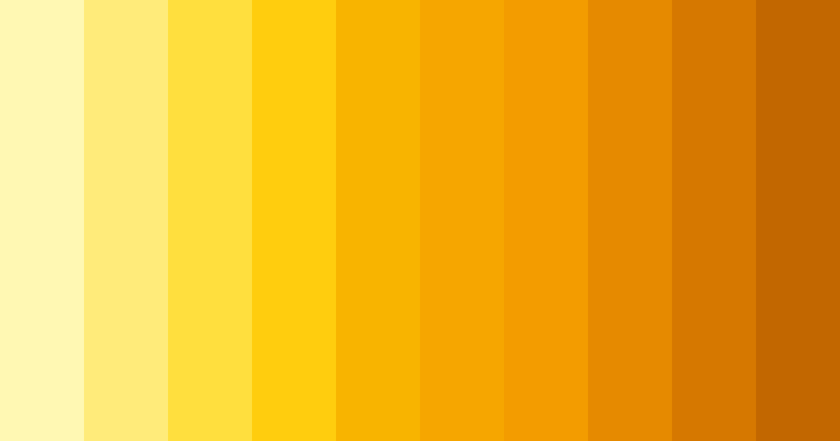 Download lemonade yellow color palette PNG image (landscape)