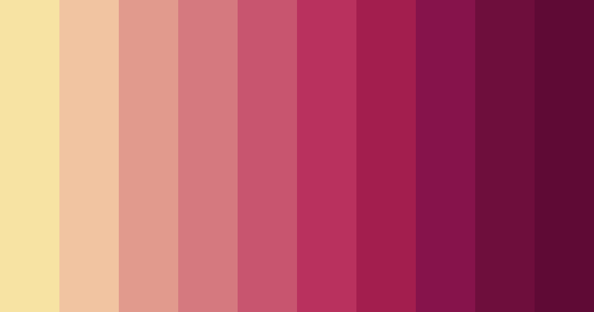 Download tidal sunset color palette PNG image (landscape)