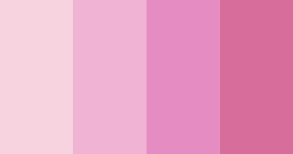 Download pink pastel color palette PNG image (landscape)