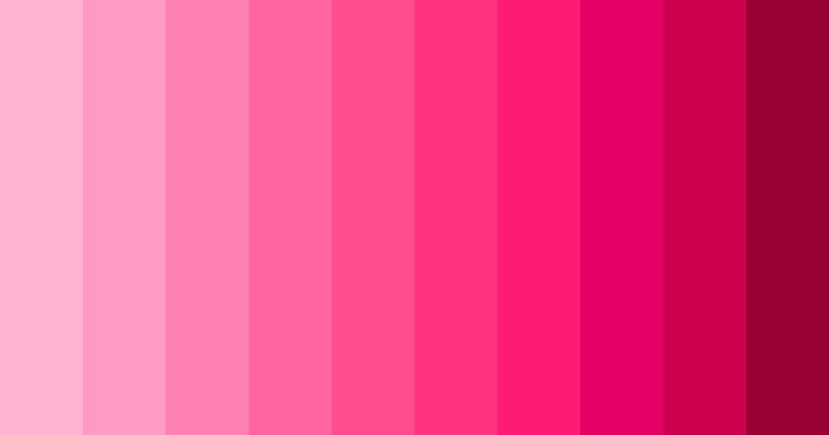 Download pastel pink dreams color palette PNG image (landscape)