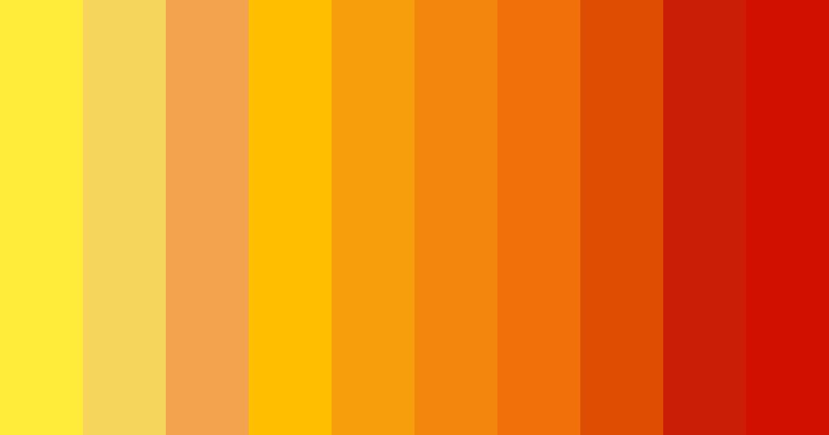 Download golden ember symphony color palette PNG image (landscape)