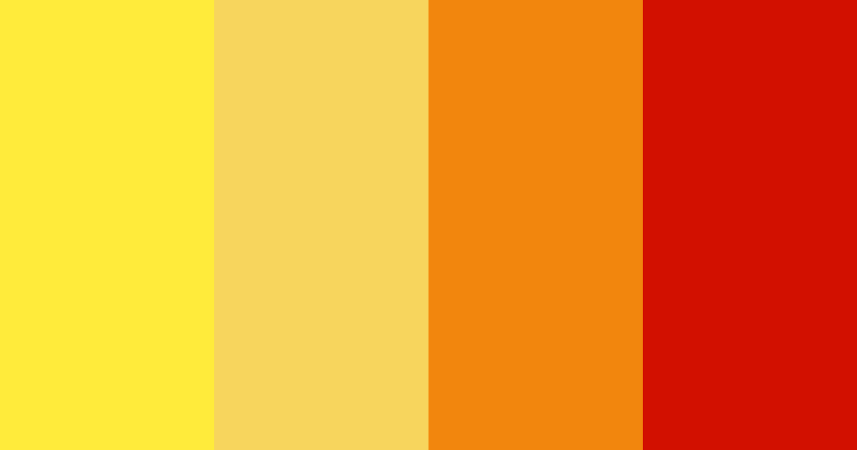 Download sunset blaze color palette PNG image (landscape)