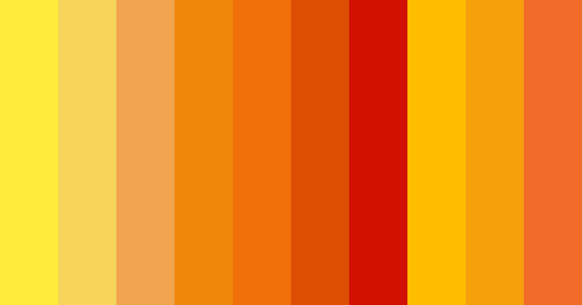 Download golden ember glow color palette PNG image (landscape)