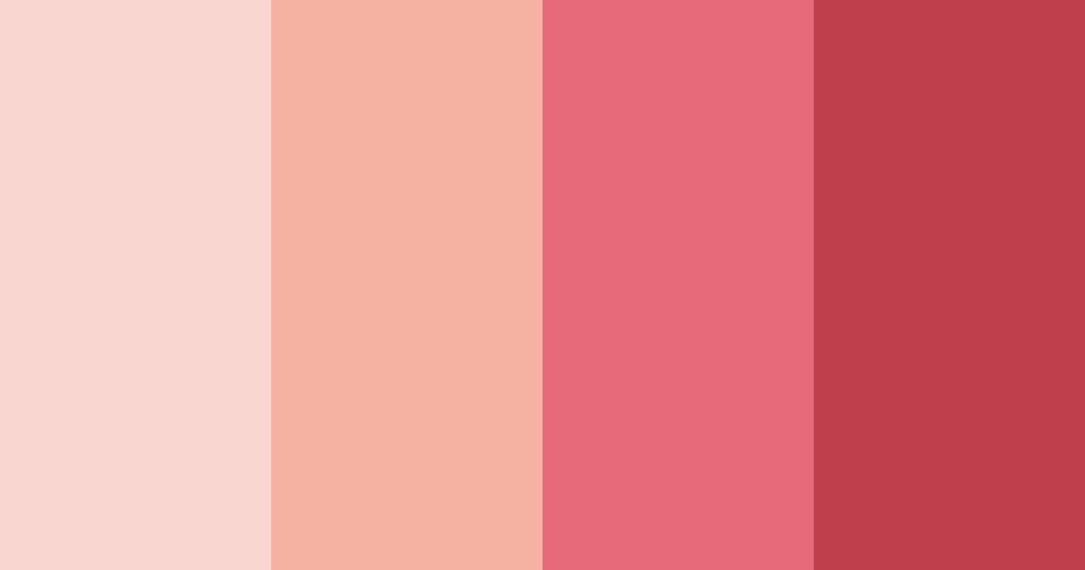 Download divine blossoms color palette PNG image (landscape)