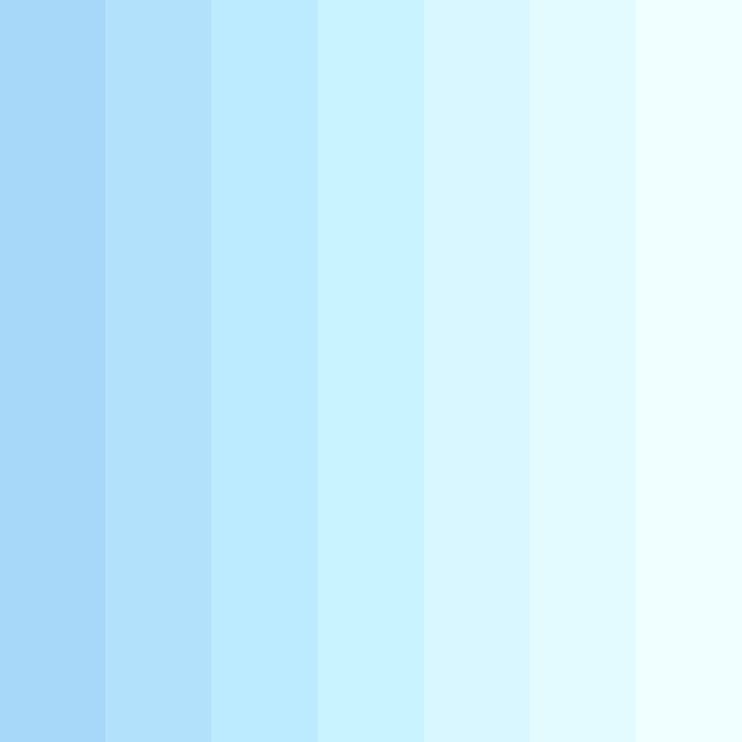 Download crystal sky serenity color palette PNG image (square)