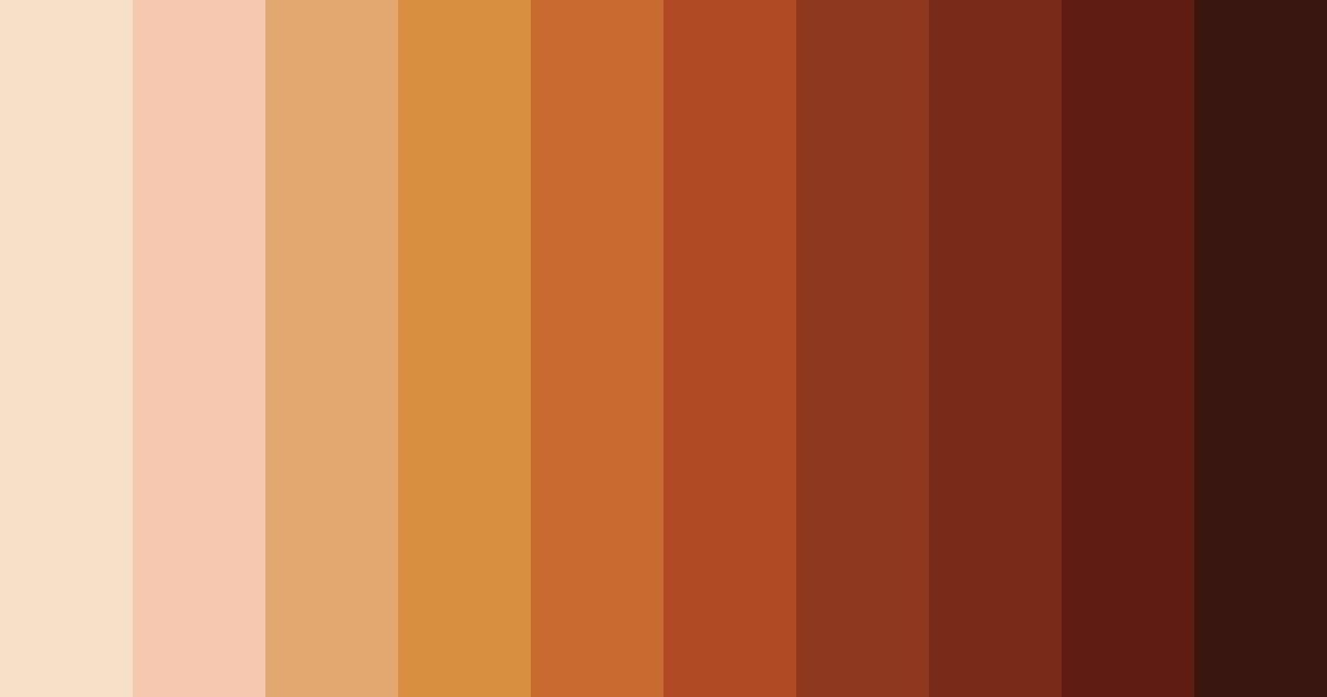 Download desert orange color palette PNG image (landscape)