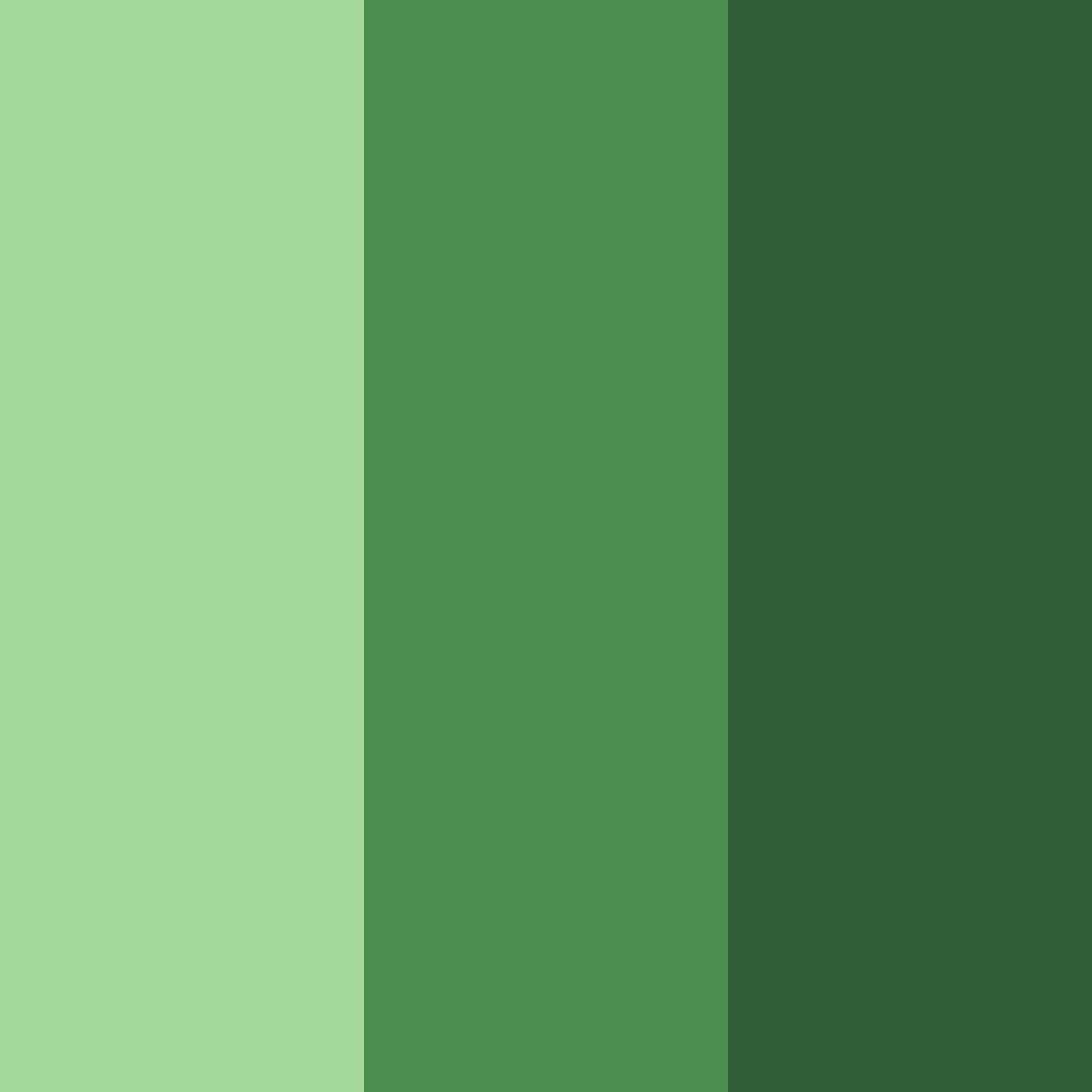 Download autumn green shades color palette PNG image (square)