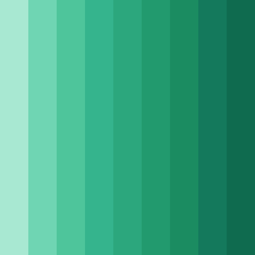 Download emerald green elegance color palette PNG image (square)