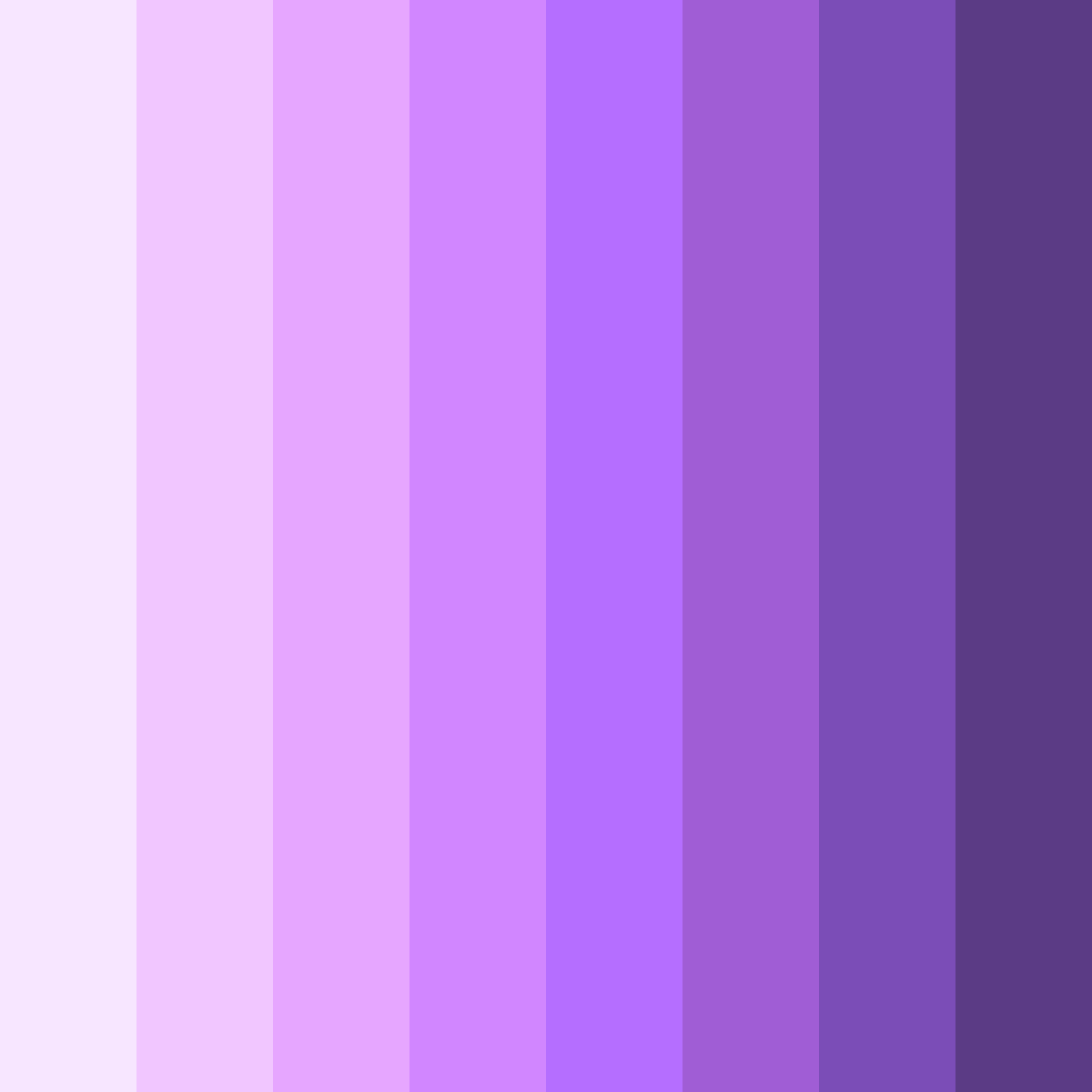 Download purple rainbow color palette PNG image (square)