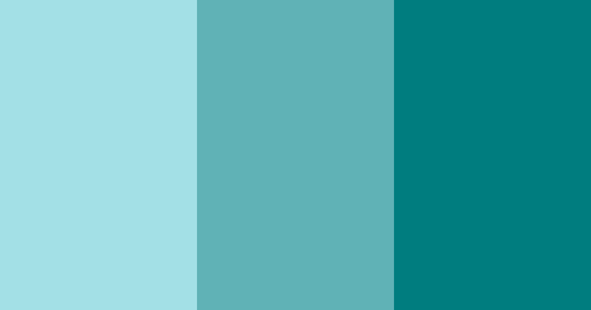 Download turquoise waters color palette PNG image (landscape)