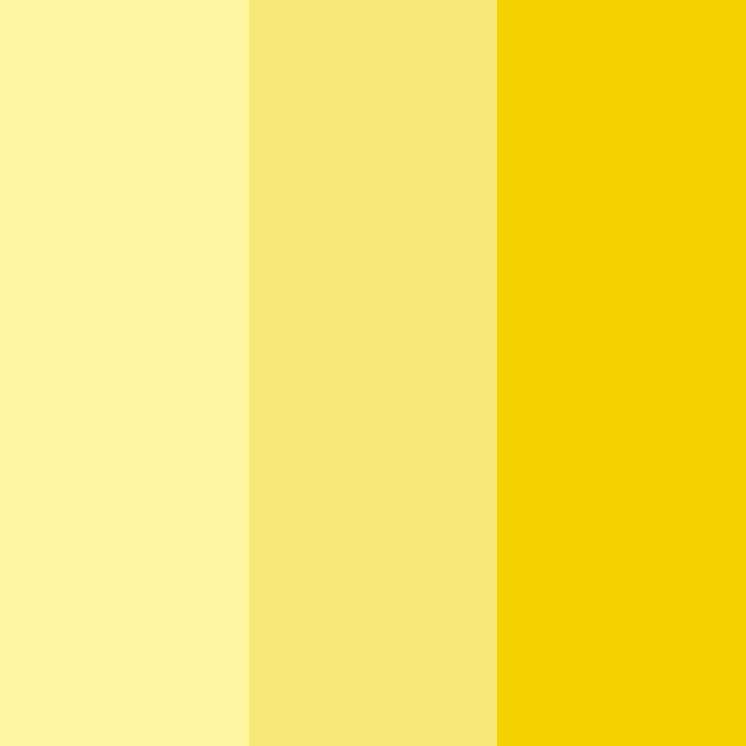 Bright Yellow Color Palette - ColorDrop
