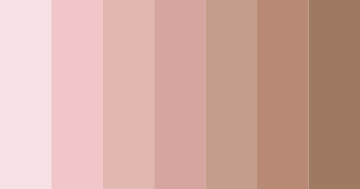 Download blush petals and earth tones color palette PNG image (landscape)