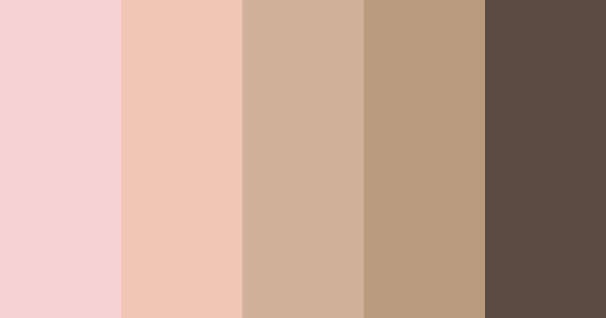 Download blossom beige brown color palette PNG image (landscape)