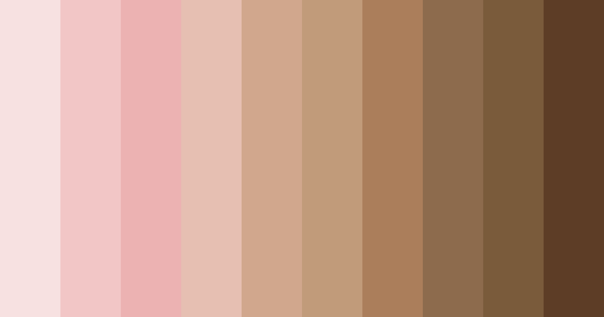 Download pink beige bloom color palette PNG image (landscape)