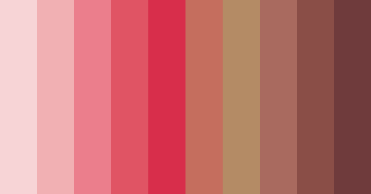 Download blush and earth harmony color palette PNG image (landscape)