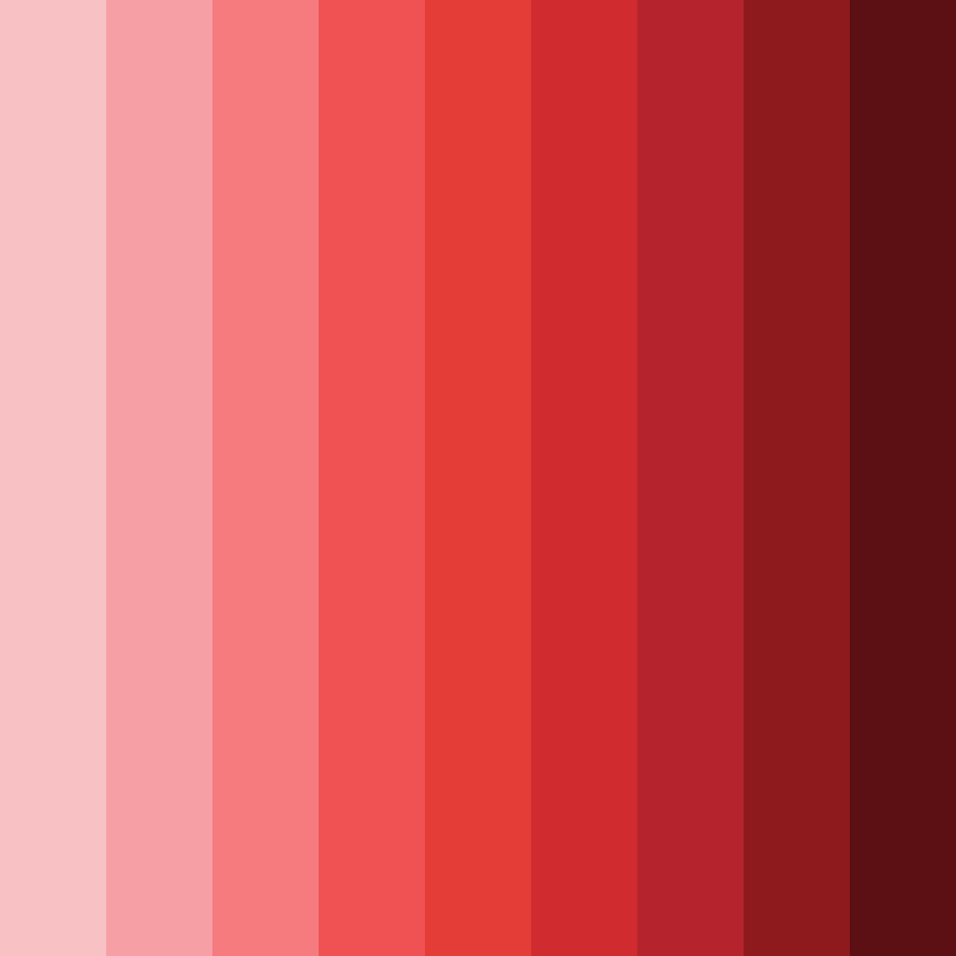 Download pastel red and black elegance color palette PNG image (square)
