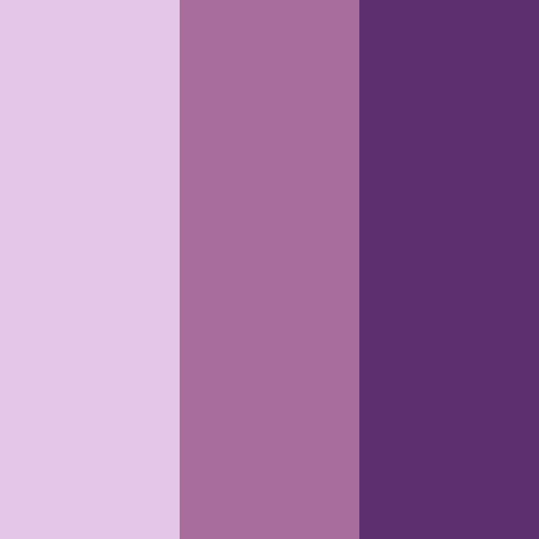 Download shades of purple color palette PNG image (square)