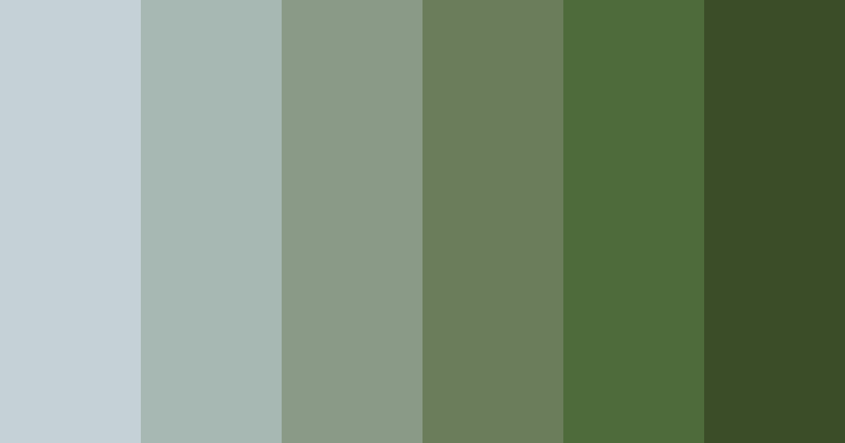 Download blue gray greens color palette PNG image (landscape)