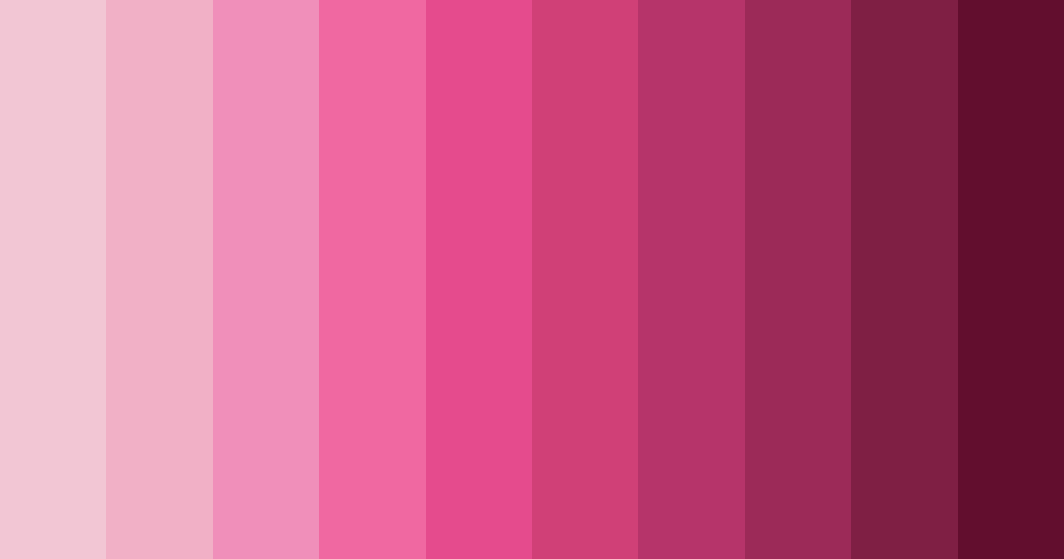 Download pastel pink color palette PNG image (landscape)