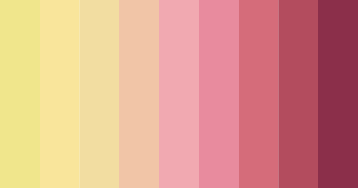 Download sunset blossom color palette PNG image (landscape)