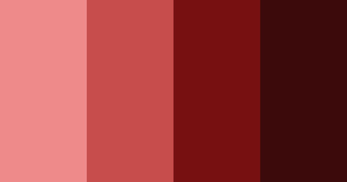 Download red black elegance color palette PNG image (landscape)