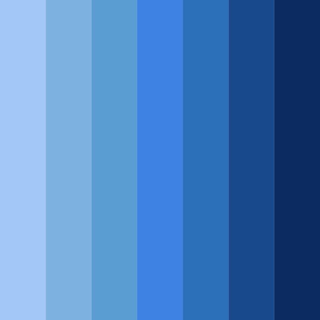 Download azure serenity color palette PNG image (square)