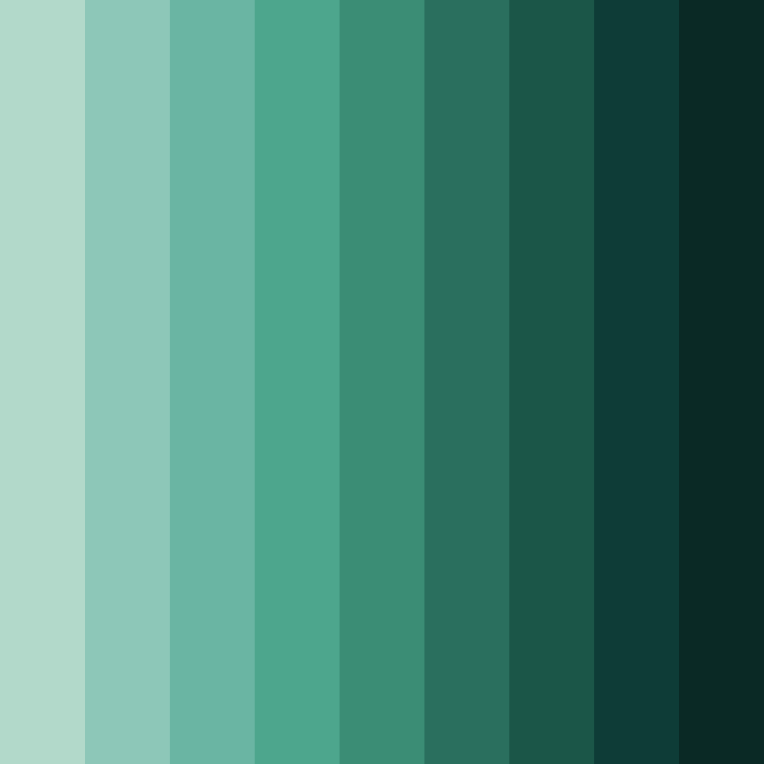 Download martian oasis color palette PNG image (square)