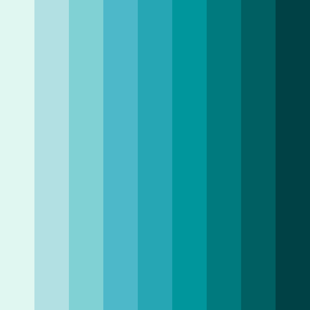 Download aqua breeze color palette PNG image (square)