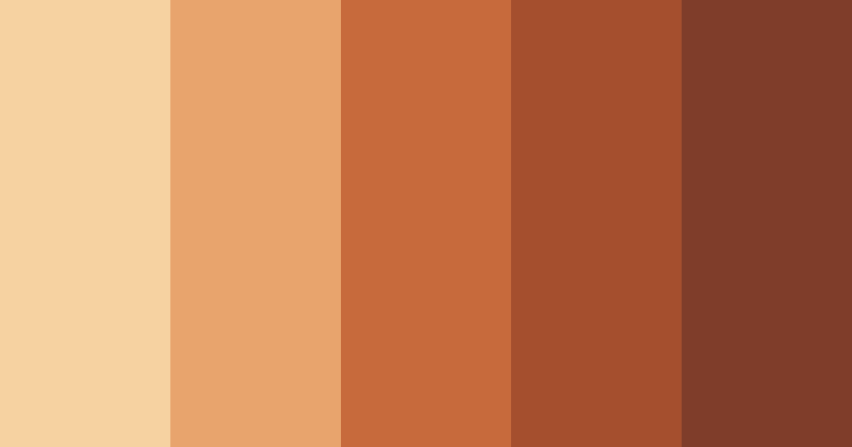 Download autumn orange color palette PNG image (landscape)