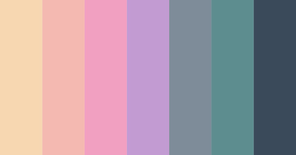 Download muted pink color palette PNG image (landscape)