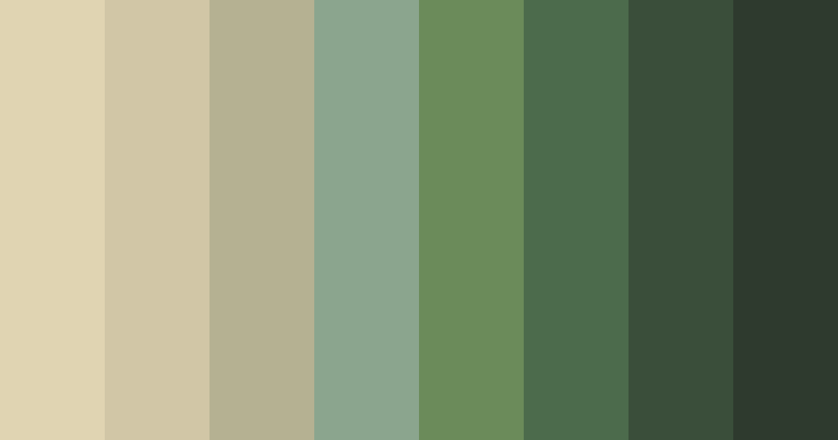 Download sand and green harmony color palette PNG image (landscape)