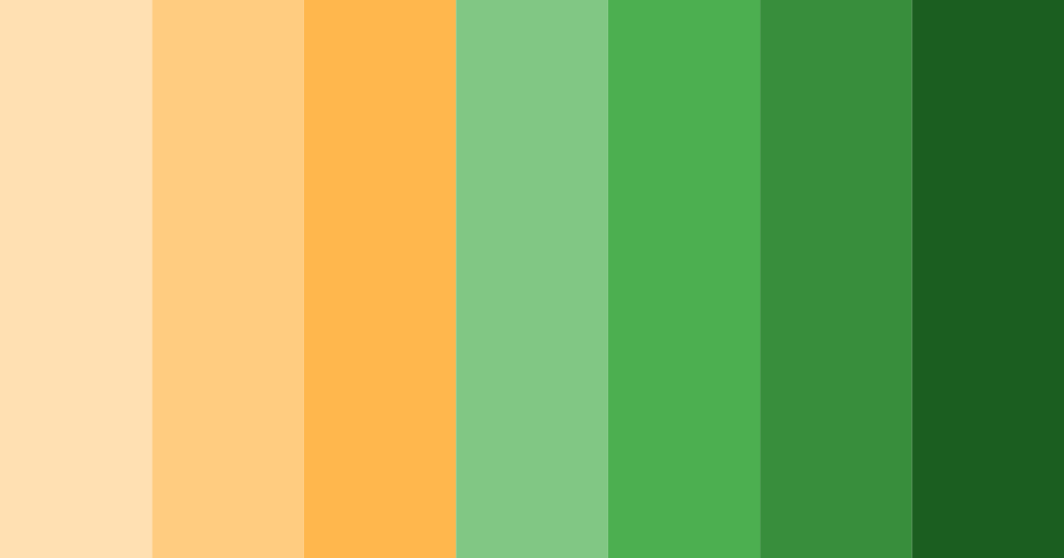 Download citrus grove harmony color palette PNG image (landscape)