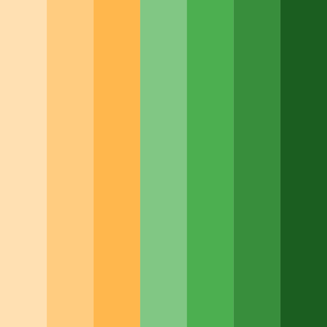 Download citrus grove harmony color palette PNG image (square)
