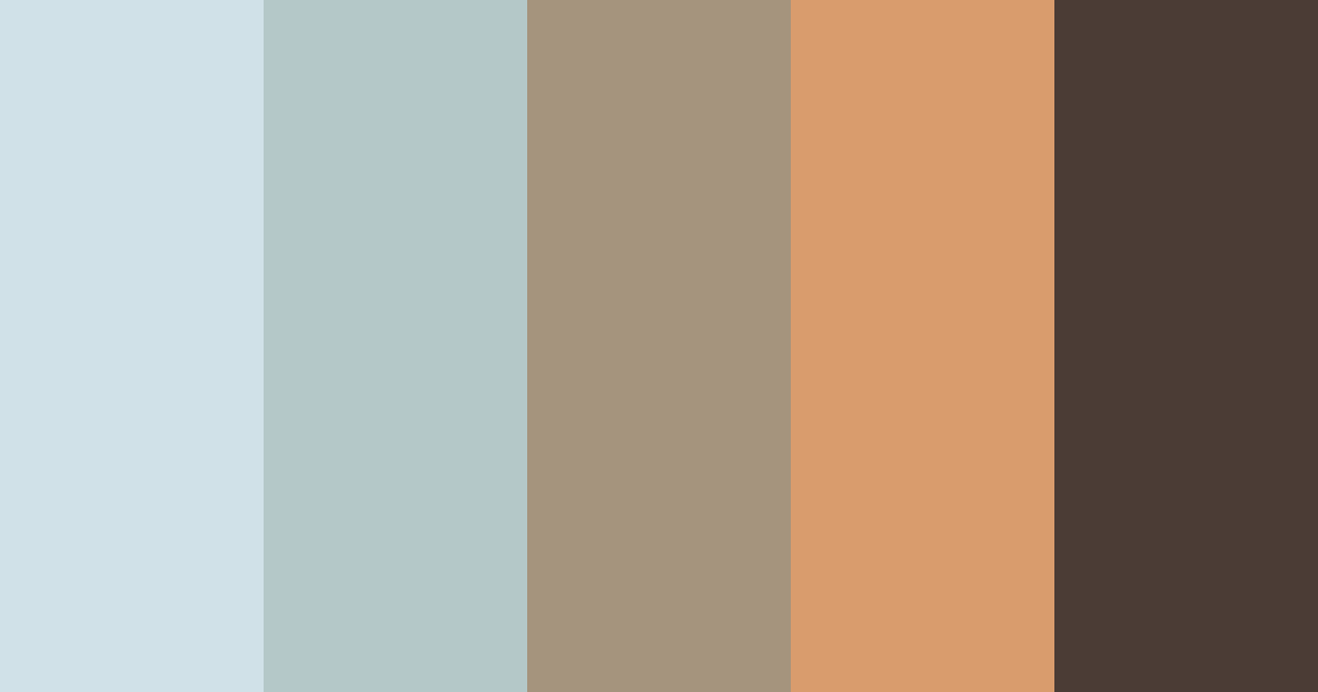 Download soft blue eucalypt color palette PNG image (landscape)
