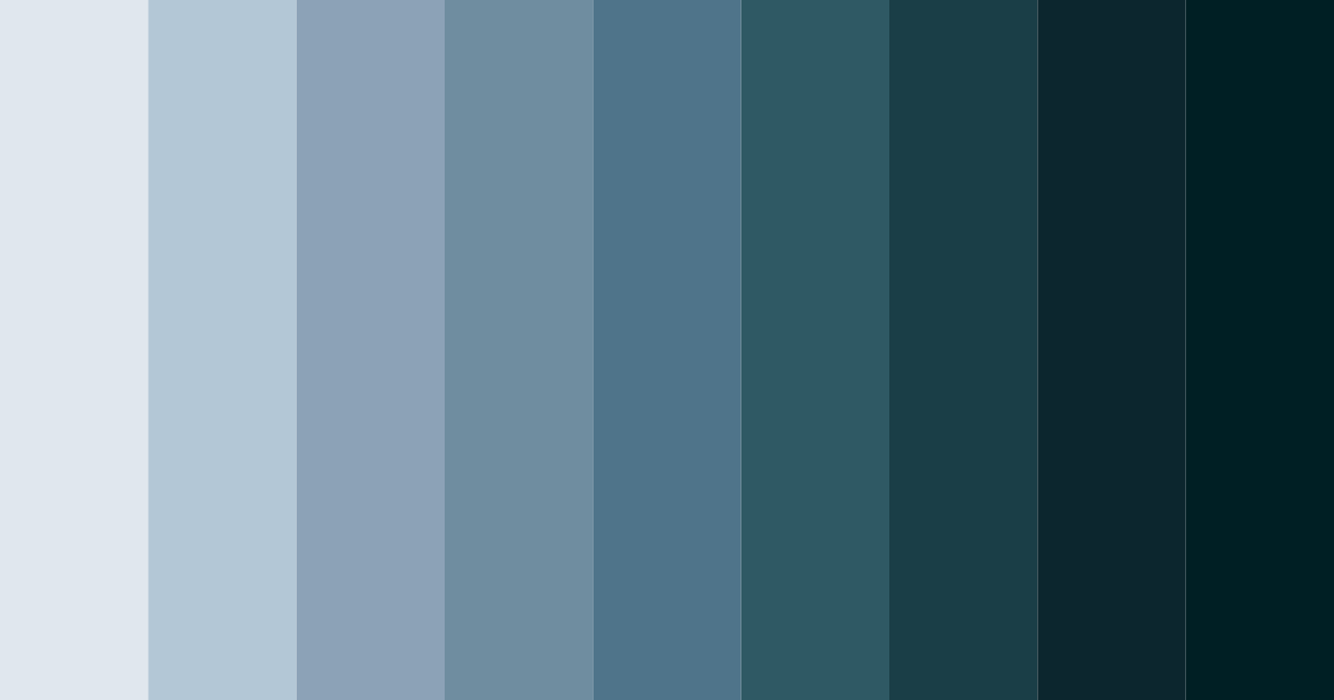 Download frosted depths color palette PNG image (landscape)