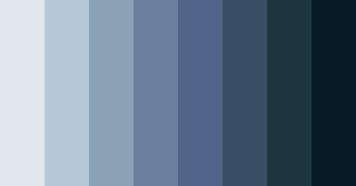 Download blue grey serenity color palette PNG image (landscape)